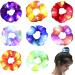 8 PCS LED Light Hair Scrunchies LED Hair Ties Multiple Light Modes Scrunchies for hair bands Party Birthday New Year Christmas LED Scrunchies Hair Accessories
