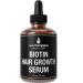 Biotin Hair Growth Serum For Hair Thickening + Moisturizing. Vegan Hair Growth Oil Scalp Treatment For Women  Men with Dry  Frizzy  Weak Hair and Hair Loss. With Ginger + Rosemary. Unscented 1oz 1 Fl Oz (Pack of 1)