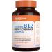 Whollium Vitamin B12 Supplement Methyl B12 5 000 mcg Most Bioactive Energy Production Heart & Brain Health Zero Sugar Natural Peach Flavor Fast Dissolve Once Daily Vegan 90 Tabs