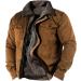Men's Fleece Plush Jacket - Warm Zipper Wool Coat with Hood | Fluffy Autumn Winter Sweat Jacket | Breathable Casual Warmer - Buy Online on GoSupps.com