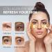 NEWGO 24K Crystal Gold Under Eye Patches - Anti-Wrinkle Collagen Eye Mask for Dark Circles - 20 Pairs - Buy Online on GoSupps.com