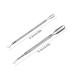 BEZOX Cuticle Pusher Set - Anti-Slip Nail Pusher & Trimmer Stick - Stainless Steel Cuticle Remover Tool - Buy Online on GoSupps.com