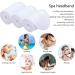 Vivote Microfiber Cosmetics Headband - Adjustable Spa Hair Band with Velcro Fastener for Makeup Sports Shower & Yoga - 4PCs White - Buy Online on GoSupps.com