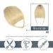 BARSDAR Clip in Fringe 100% Real Human Hair Bangs - 613#-1 Beach Gold - Washable/Dye-able - Neat Bangs for Women - Buy Online on GoSupps.com