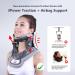 Cervical Neck Traction Device - Neck Pain Relief & Spine Alignment Stretcher (Black/Grey) - Buy Online on GoSupps.com