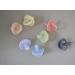 Filibabba Silicone Pacifier Set | Baby Pacifiers 100% Silicone | Danish Design | Round Pacifiers in Pale Banana | 2 Pieces with Pacifier Box - Buy Online on GoSupps.com