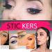Reusable Double Eyelid Sticker - 6 Pairs Makeup Eyeliner & Eyeshadow Tools in Blue-Green - Buy Online on GoSupps.com