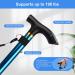 Supregear Folding Walking Stick - Adjustable & Lightweight Portable Travel Cane for Elderly Men Women - Blue - Buy Online on GoSupps.com