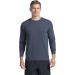 IBKUL Men's UPF 50+ Black Long Sleeve Crewneck T-Shirt - Buy Online on GoSupps.com