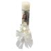 Lito White Jesus Baptism Candle Set Kit with Shell and Favors - Spanish | Perfect for Christenings - Buy Online on GoSupps.com