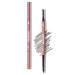 Eyebrow Pencil for Gray Hair Automatic Micro Eyebrow Defining Pen with Brush Retractable Brow Filler Waterproof Long-lasting Ultra Precise 2mm Tip for Filling Sparse Brows Gray YES.EYE DO Grey