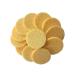 Healeved Compressed Sponges Round Makeup Sponge Bath Sponges for Shower Face Sponge Face Wash Sponge Bath Sponge Pad Facial Sponge Facial Cleaning Sponge Make up Sponge Loofah Care 50 Pcs Yellow Size3