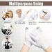 2 Pairs 100% Cotton Moisturising and Protective Gloves Cotton Gloves for Eczema & Dry Hands  - Buy Online on GoSupps.com