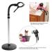 Adjustable Hair Dryer Holder Stand | 360 Rotating Blow Dryer Bracket for Bathroom & Vanity | Heavy Base Removable Design - Buy Online on GoSupps.com