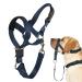 Barkless dog handlebars no pull headtaking for dogs adjustable padded halter with training instructions - stop pulling and suffocating on walks (XXL Marineblau) XXL navyblau