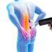 Electrical spine massager spine massage device adjustment correction pistol 4 massage heads electrical chiropractic adjustment tools