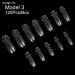 KADS 120PCS Clear Full Cover Dual Nail System Form for Extension - Model 3 - Buy Online on GoSupps.com