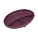 Bazzle Baby Anchor Plate  Strong Suction  BPA Free Silicone  Divided Design  3 to 36 Months Cranberry