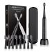SARMOCARE Electric Toothbrush for Adults Toothbrush Electric with 8 Brush Heads Travel Case Wireless Fast Charge 3 Adjustable Modes 2-Minute Smart Timer 42000 VPM Sonic Black