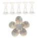1 Set Chess Practice Seat Display Rack Flower Nail Art Stand Nail Art Holder Base Fingernail Display Stands Nail Art Equipment Nail Art Training Base Acrylic Plum Bossom Magnetic 2x1cm Golden