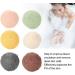 Filfeel Konjac Sponge Set - 6 Natural Facial & Body Sponges - Water Drop & Round Shapes - Eco-Friendly Skin Care - Buy Online on GoSupps.com
