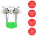 Dogxiong 20 Pcs Fishing Rod Alarm Bells - Fish Bite Alert Indicators with Dual Bells for Night Fishing - Buy Online on GoSupps.com