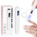 Mini UV Lamps for Gel Nails Handheld UV Nail Lamp Rechargeable USB Nail Dryer Light with LED Screen and 60s 120s Timer Portable Led Nail Flashlight