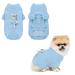 Small Dog Jumper with Bear Doll Knitted Dog Pullover Warm Puppy Sweater Knitwear Cat Puppy Turtleneck Knitting Sweater Autumn Winter Welsh Corgi Yorkshire Terrier Chihuahua Bichon Frise (2XL Blue) 2XL Blue