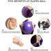 9-Inch Mini Yoga Ball for Home Exercise Pilates & Physical Therapy - Purple - Buy Online on GoSupps.com