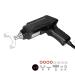Chiropractic adjustment tool Electrical spine massage device vertebral correction chiropractic adjustment gun joint pain relax (black) body (EU)