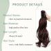 Shop Sego 45cm Ponytail Hair Extension - Wavy Medium Brown Clip-In Braid & Voluminous Claw - 140g Synthetic Hair - Buy Online on GoSupps.com