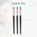 VOCOSTE 3pcs Makeup Brush Set - Highlighter Concealer & Eye Smudger Brushes | Wooden Handle Professional Makeup Tools - International Shipping Available - Buy Online on GoSupps.com