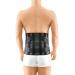 Medi lumbamed stable lumbar support orthosis |Back orthosis |Men Ladies Unisex |In a short version - 26 cm |Black |Size IV |With Lumbalpelotte to support and stabilize IV short