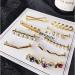 Shoelaces Clips Gold DIY Decorative Shoe Charm Pearl Rhinestones Shoes Accessory for Sneakers Casual Shoes Girl Women Style 4 - Buy Online on GoSupps.com
