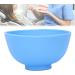 Ververt Touch Dental Stirring Bowl - Flexible Alginate Plaster Mixing Bowl for Dentists | 11.9 cm | White & Blue - Buy Online on GoSupps.com
