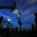 Glow Basketball Net - Luminous Nightlight Outdoor Portable Sun Powered Nylon for Sports - Buy Online on GoSupps.com