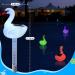 Kingsom Solar Floating Pool Thermometer with Color-Changing Swan Light - Easy Night Reading for Spa & Pool - Buy Online on GoSupps.com