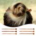 H H&J HUAJIAN Boho Vintage Wood Hair Styling Pins - 6 Pack with 5.1 Unique Prints for Quick Styling - Buy Online on GoSupps.com