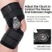 Semme Adjustable Knee Orthosis Support - Foldable Knee Brace for Meniscus Injury & Ligament Sprains - Unisex (1 Pack) - Buy Online on GoSupps.com