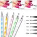 URAQT Nail Art Brushes Set with 15 Acrylic Painting Brushes and 5 Dotting Tools - DIY & Professional Nail Art Kit (20pcs) - Buy Online on GoSupps.com