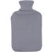 2L Soft Hot Water Bottle Knit Cover - Gray with Fox Design - Buy Online on GoSupps.com