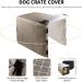 EKDJKK 36-inch Black Dog Crate Cover | Easy Install 210D Oxford Cloth | Privacy Indoor/Outdoor Kennel Cage | Machine Washable - Buy Online on GoSupps.com