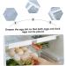 RORPOIR 1pc Refrigerator Storage Basket Clear Fridge Storage Container Fridge Food Keeper White re-usable - Buy Online on GoSupps.com