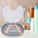 Portable Waterproof Case for Orthodontic Retainers - Mussel-Shaped Box with Pick-Hook | Keep Your Retainer Clean & Safe - Gray 4 - Buy Online on GoSupps.com