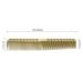 Professional Aviation Aluminum Comb for Hairdressers | Gold Metal Hair Salon Kamm | Size L - International Shipping Available - Buy Online on GoSupps.com