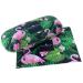 Paule & Knopf Chic hard case with trendy jungle motifs and matching microfibre cloth Flamingos