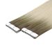 Youngsee Virgin Tape Extensions - 50cm Balayage Real Hair Invisible Light Brown Ombre #9A/10/800 - 5pcs 12.5g - Buy Online on GoSupps.com