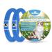 Cat Repellent Treatment Adjustable Cat Repellent Collars Natural Protection Repellent Collar for Cats Water Resistant Repellent Collar for Cats Small-Medium-Large Light Blue 2pack