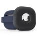 Upgraded Airtag Dog Collar Holder(2 Pack), Patent Silicone Pet Collar Case for Apple Air Tags, Anti-Lost Air Tag Case Holder Compatible with Cat Dog Collars Collar Tag Accessories Blue/Black