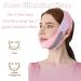 ChGrow Double Chin Reducer Strap - Face Slimming V Line Lifting Pink Chin Strap | Reusable Chin Strap for Double Chin Reduction - 26x3.3x0.04 Inch - Buy Online on GoSupps.com